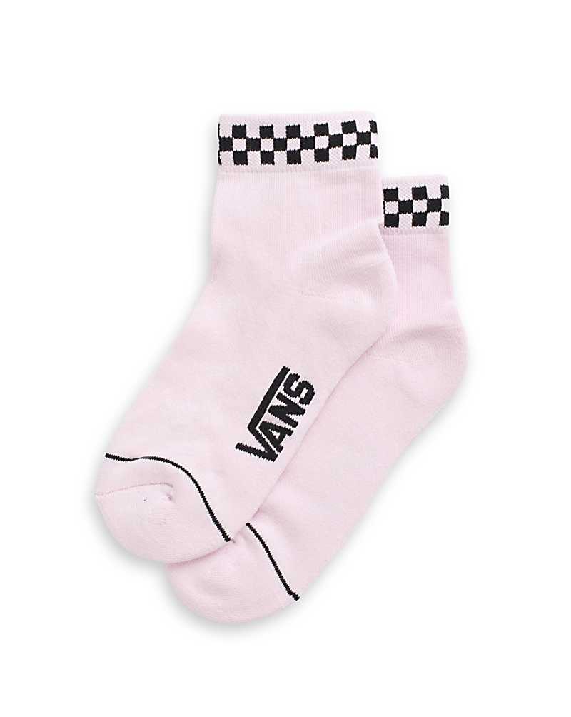 Vans | Peek-A-Check Crew Sock 6.5-10 1 Pack Cradle Pink