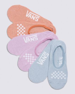Vans Classic Heathered Canoodle Socks (3 Pairs) (dusty Blue) Women Blue