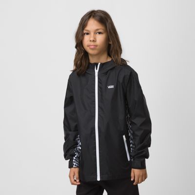 vans black windbreaker