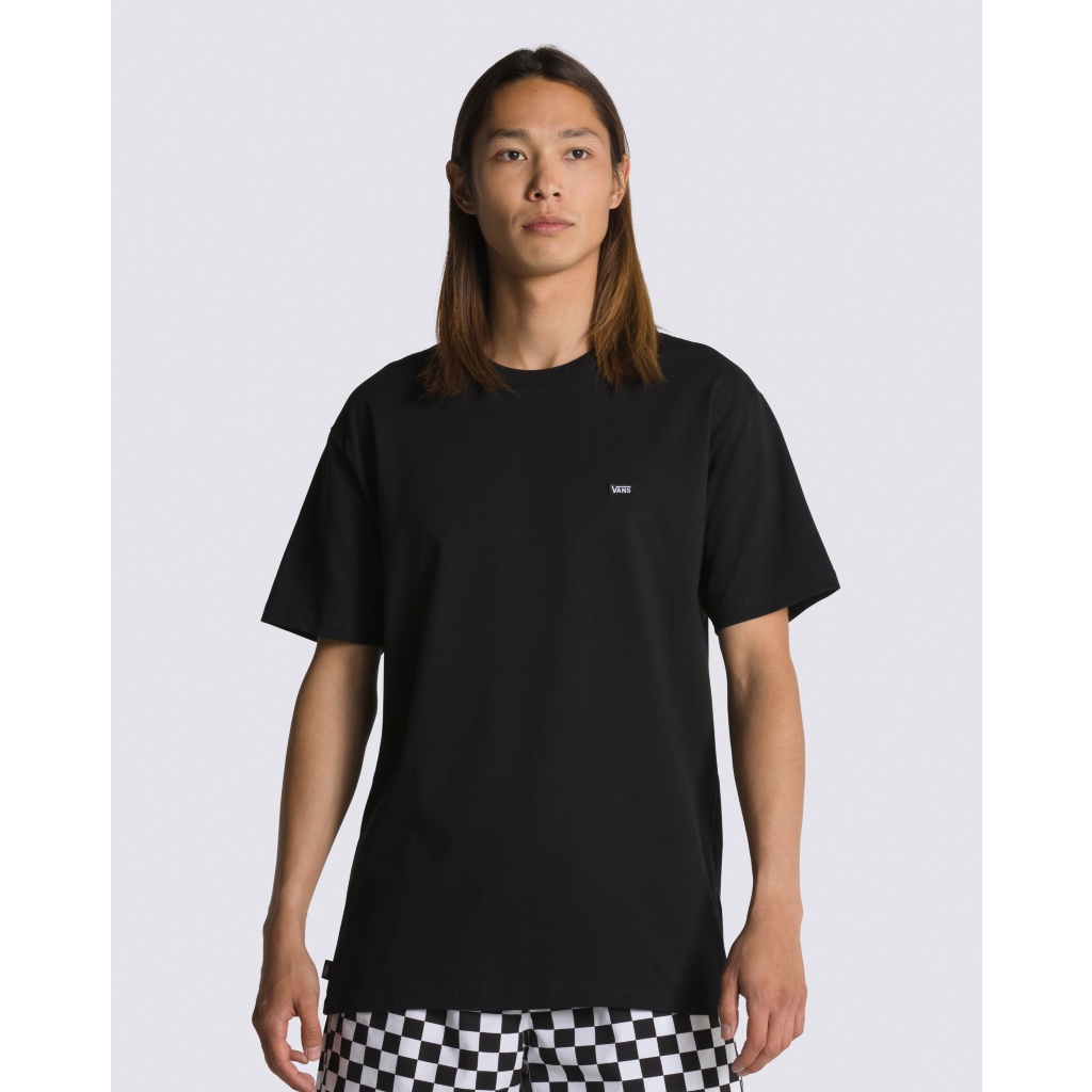 Black Short Off Sleeve T-Shirt | Wall Vans Classic The