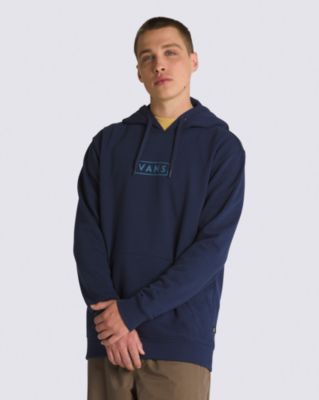 Easy Box Pullover Hoodie(Blue)