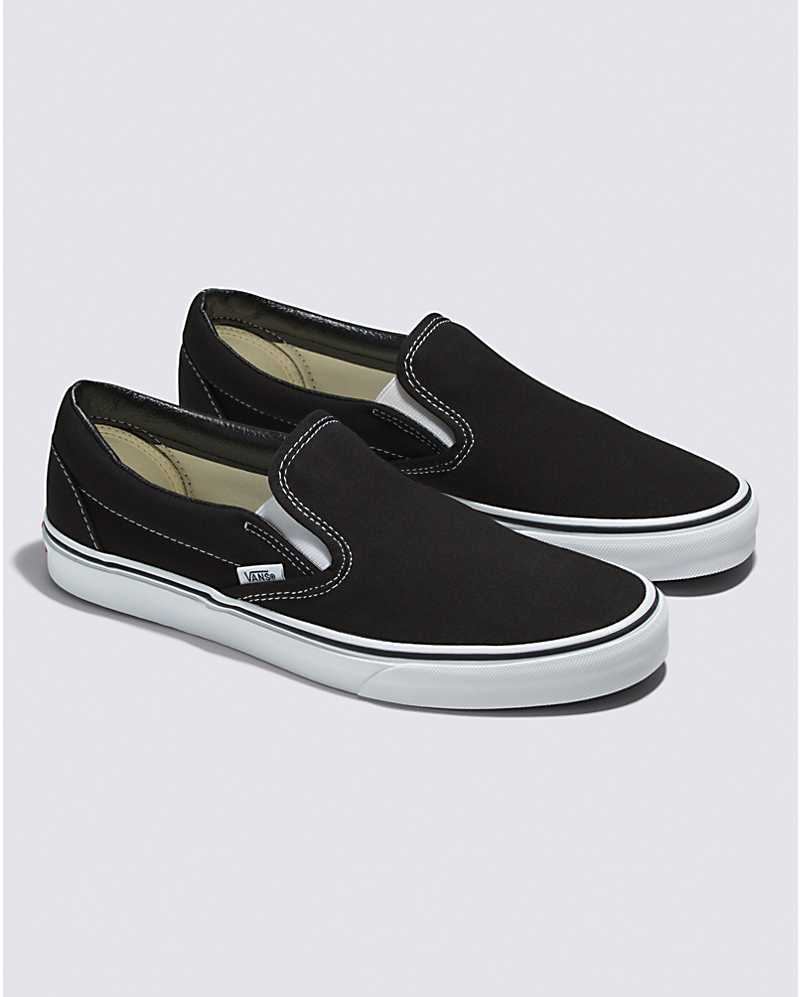 Vans | Classic Slip-On Wide Black Classics Shoe