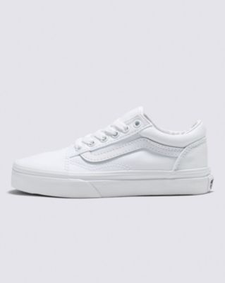 Vans Youth Old Skool Shoe(true White/true White)