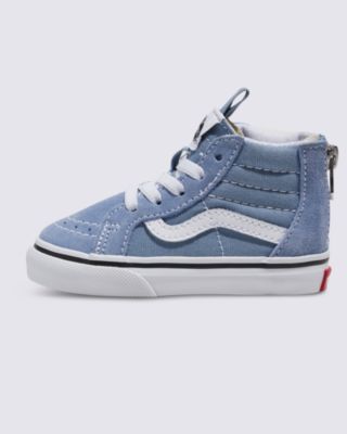 Vans Toddler Sk8-hi Zip Shoe(dusty Blue)