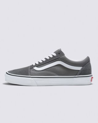 Vans Old Skool Shoes (pewter/true White) Unisex Grey