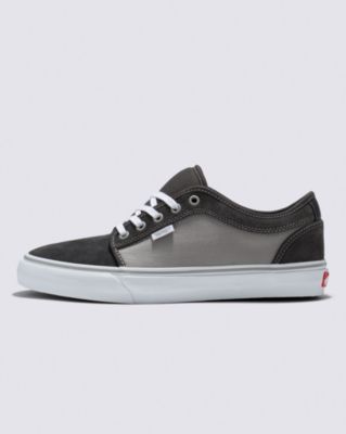 Skate Chukka Low Shoe(Dark Grey/White)