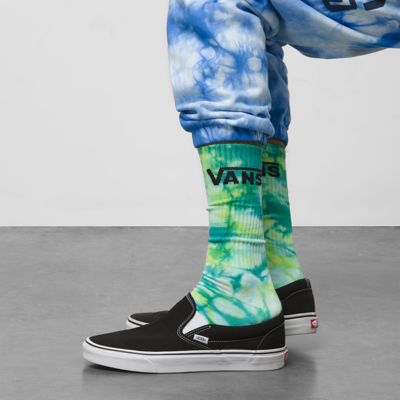 tie dye vans slip on womens