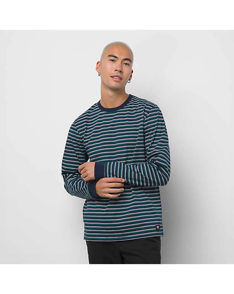 Awbrey Striped Long Sleeve Knit Shirt