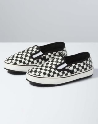 Vans Mte Slip-er 2 Checkerboard Shoe(black/classic White)