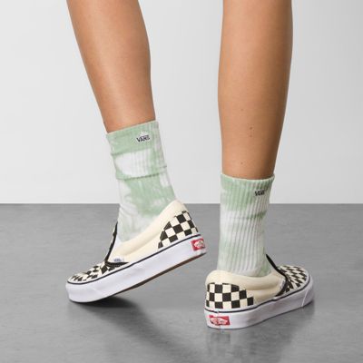 vans checkered tie shoes