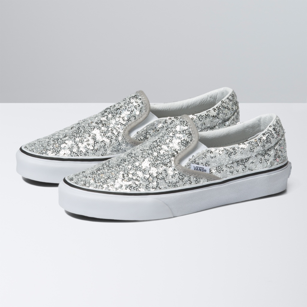 Middle collection shower Boucle Sequins Classic Slip-On Shoe