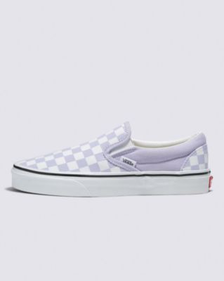 Vans Classic Slip-on Checkerboard Shoe(purple Heather)