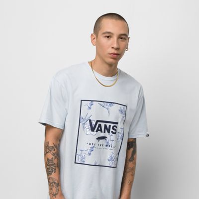 blue checkerboard vans shirt