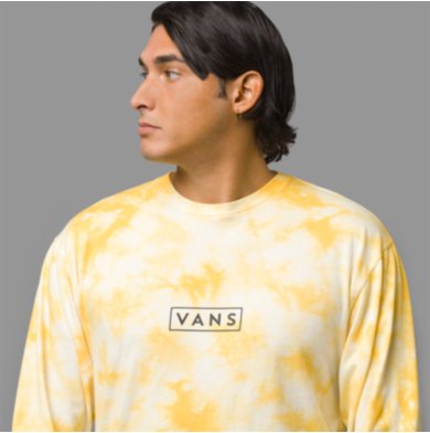 Vans Easy Box Tie Dye Long Sleeve T-Shirt