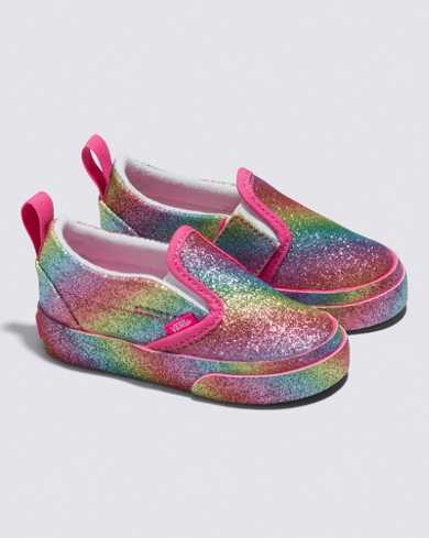 Toddler Classic Slip-On Glitter Rainglow Shoe
