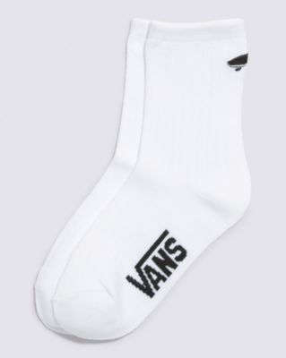 Vans Kickin It Crew Socks (1 Pair) (white) Women White