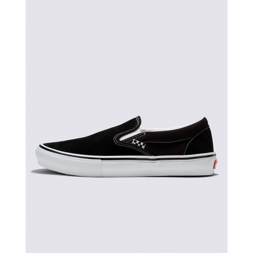 Vans - Skate Slip-On (Black/White) 9.5