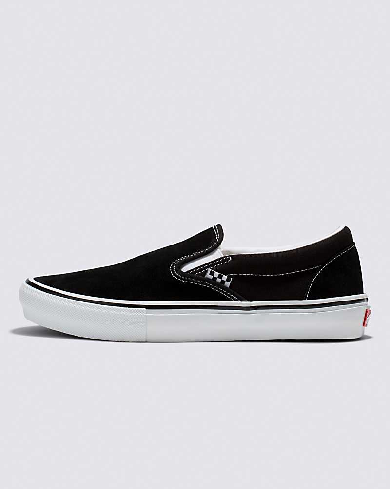 Vans | Skate Slip-On Black/White Skate Shoe