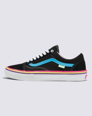 Skate Old Skool Shoe(Neon Rave Black/Neon)