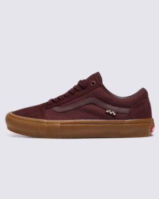 Vans Skate Old Skool Shoe(dark Red/gum)