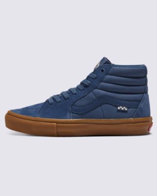 Vans Skate Sk8-hi Vintage Shoe(blue/gum)