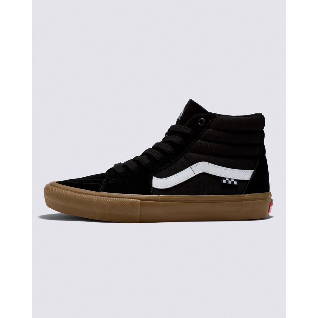 Vans | Skate Sk8-Hi Black/Gum Skate Shoe