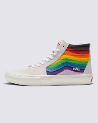 Skate Sk8-Hi Pride Shoe(White/Multi)