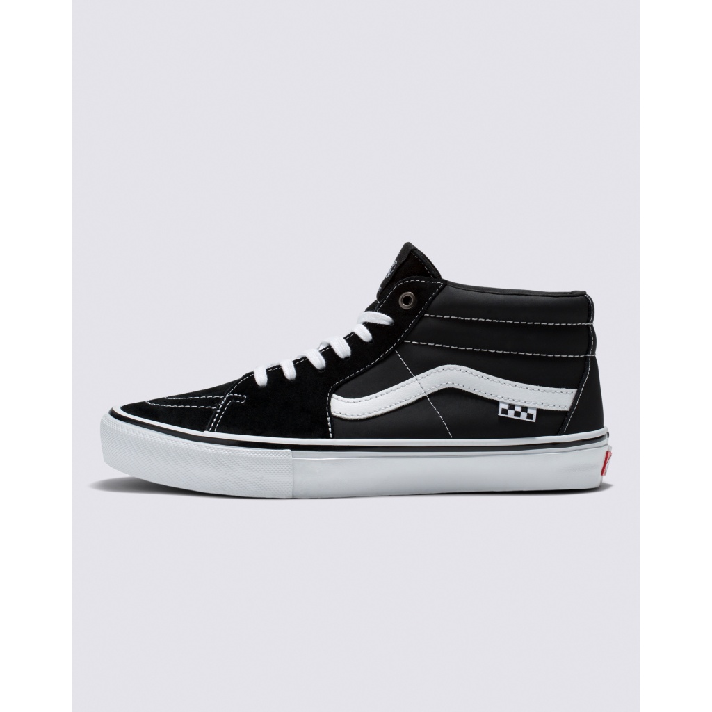 Vans Skate Grosso Sk8-Mid Black White Skate Shoes | lupon.gov.ph