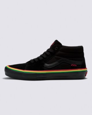 Vans Skate Grosso Mid Rasta Shoe(black)