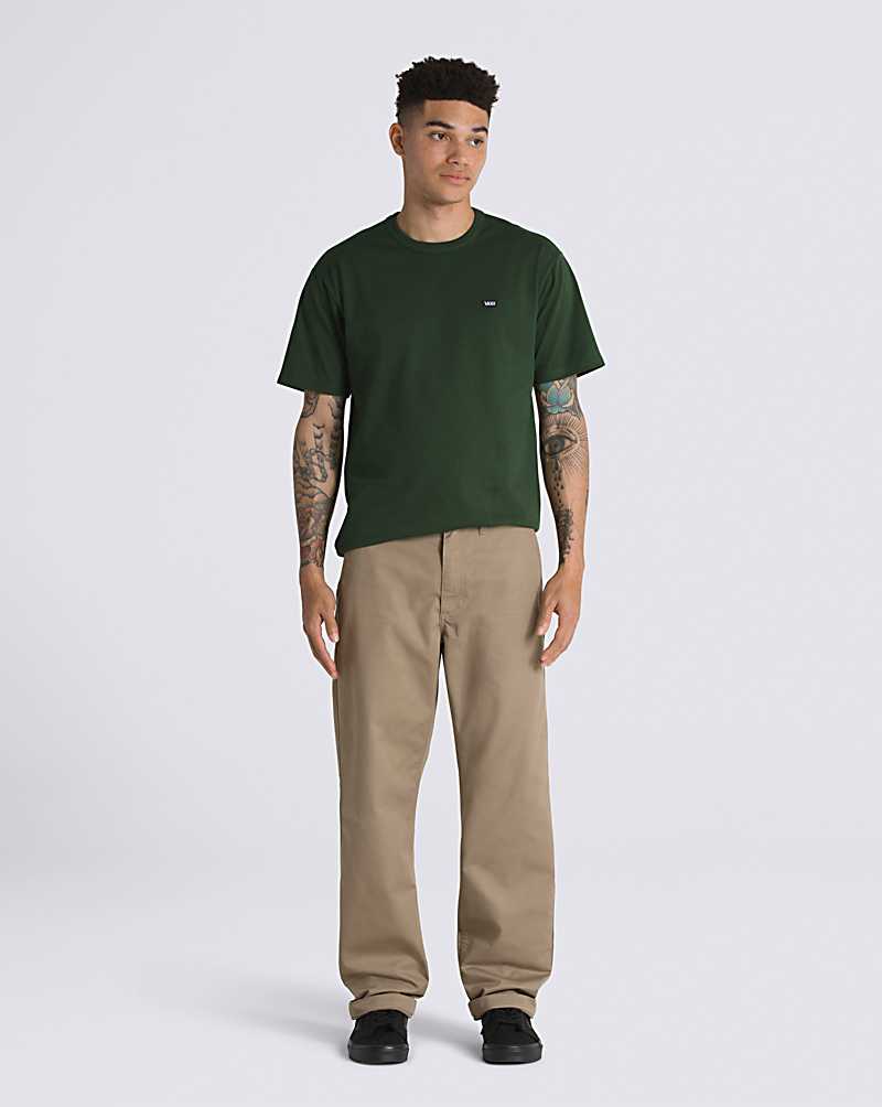 Authentic Chino Loose Trousers, Green