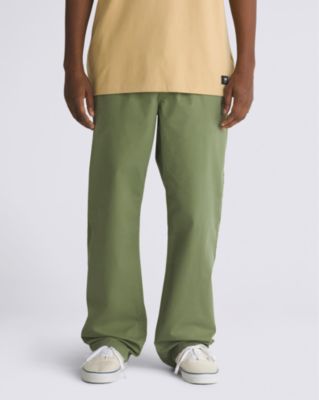 Authentic Chino Loose Trousers, Green