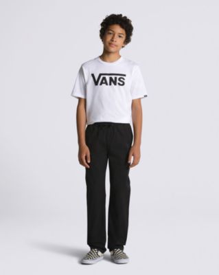 Vans Boys Range Elastic Waist Trousers (8-14 Years) (black) Boys Black