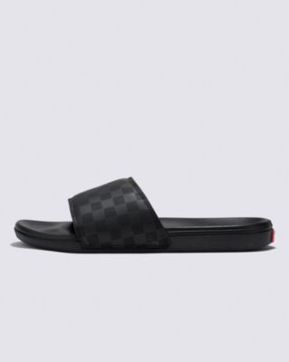 Checkerboard La Costa Slide-On Sandal(Black/Black)