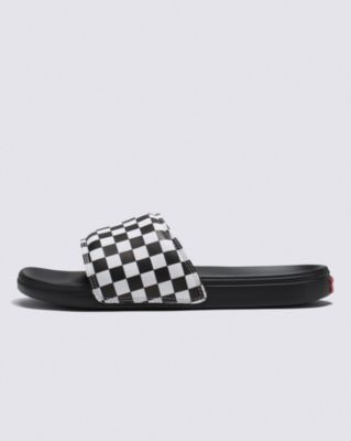 Checkerboard La Costa Slide-On Sandal(True White/Black)