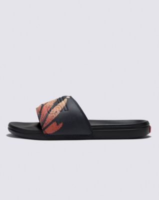 La Costa Butterfly Slide-On Sandal(Black/Multi)
