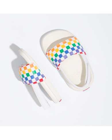 Toddler La Costa Slide-On V Checkerboard Sandal