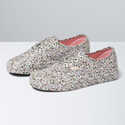 glitter flower vans