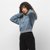 Boom Boom 66 Cropped Oversized Hoodie