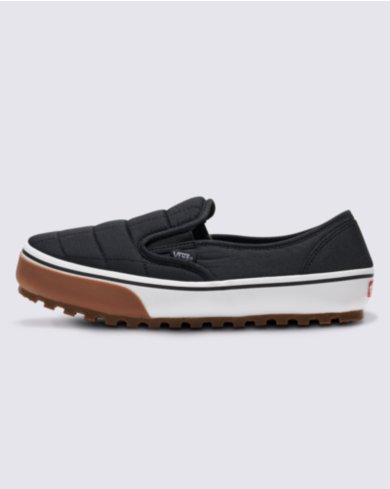 Vans cheap slippers black