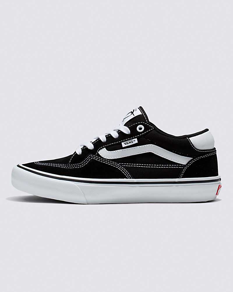Vans | Rowan Black/True White Skate Shoe
