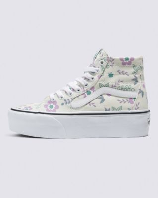 Sk8-Hi Tapered Stackform Shoe(Pastel Floral/Frosted Mint/True White)