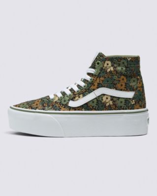 Sk8-Hi Tapered Stackform Shoe(Camo Floral/Loden Green)
