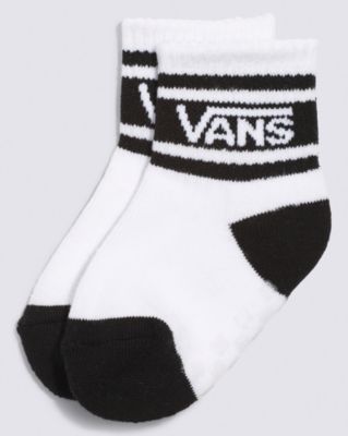 Toddler Vans Drop V Crew Sock(White/Black)