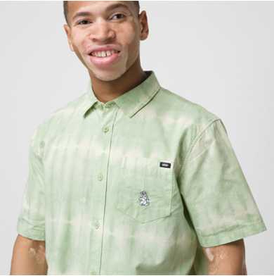 Peace Of Mind Tie Dye Buttondown Shirt