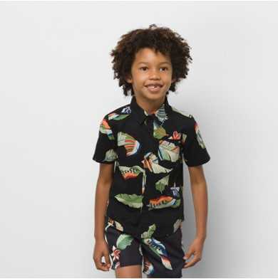 Little Kids Lucid Floral Buttondown Shirt
