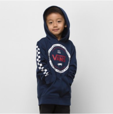 Little Kids Logo Check Pullover Hoodie