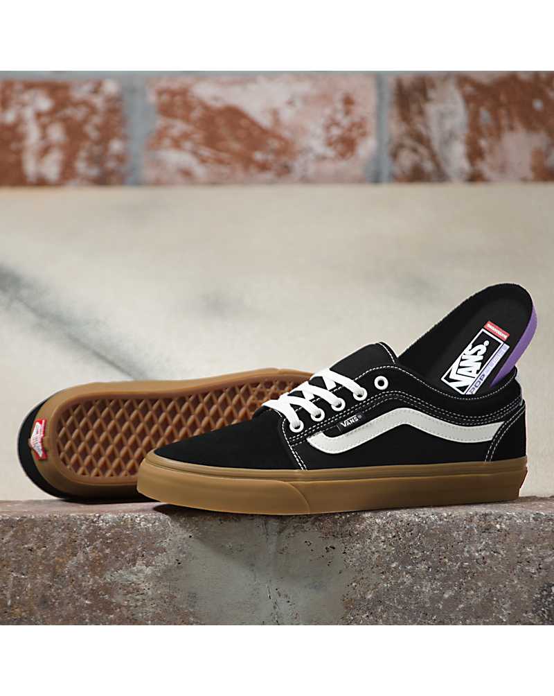 mild Nog steeds het kan Vans | Chukka Low Sidestripe Black/Gum Skate Shoe