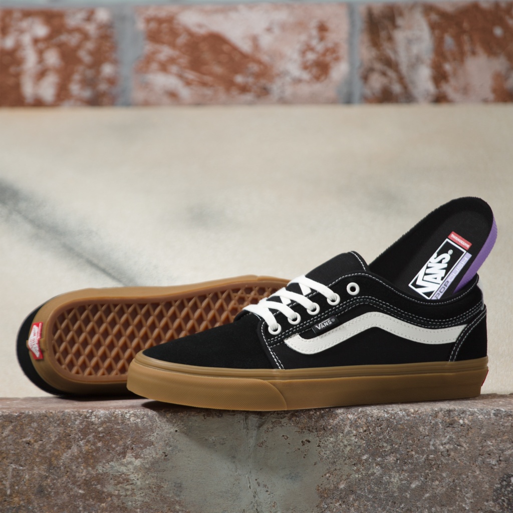 terrasse Grav modnes Vans | Chukka Low Sidestripe Black/Gum Skate Shoe