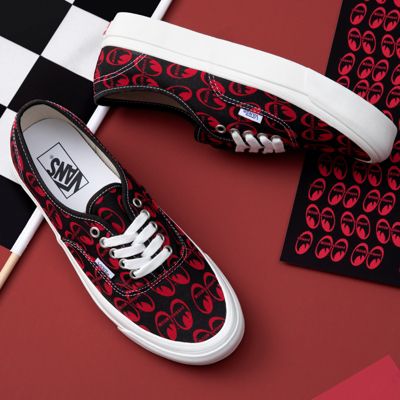 high top red and black vans