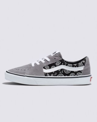 Sk8-Low Paisley Shoe(Gray/True White)